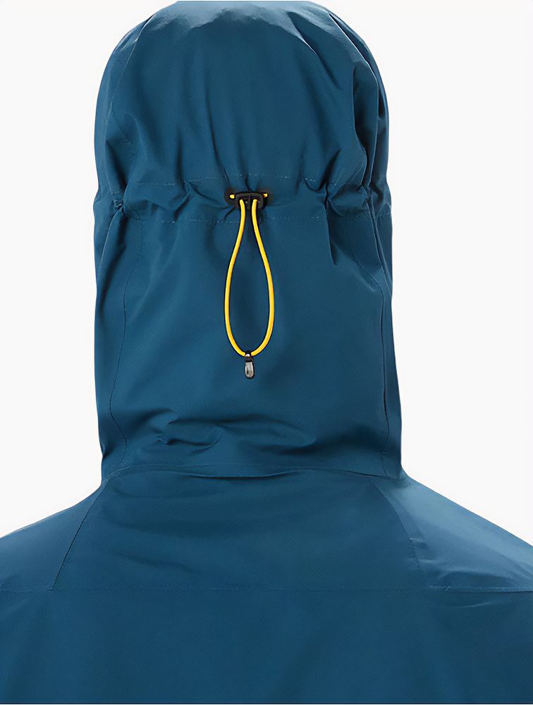 MyRunway | Shop Asics Magnetic Blue Fujitrail Waterproof Jacket